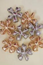 METAL FUNKY FLOWER CLAW (2 COLORS)