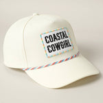 Coastal Cowgirl Embroidery Patch Trucker Hat