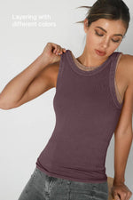 Nikibiki Vintage Reversible Ribbed Tank