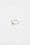 18K Gold Shiny Adjustable Initial Ring - Set of 16