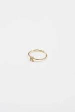 18K Gold Shiny Adjustable Initial Ring - Set of 16