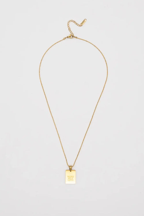 Waterproof More Self Love Necklace