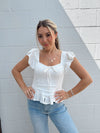 Made for Love Flutter Corset Top