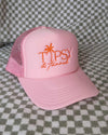 Tipsy & Tanned Pink Trucker Hat
