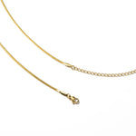 Waterproof Micro Herringbone Necklace