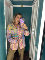 80’s Vibes Plaid Flannel
