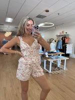 Woven Shellfish Summer Tank and Shorts Set
