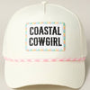 Coastal Cowgirl Embroidery Patch Trucker Hat