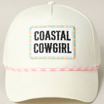 Coastal Cowgirl Embroidery Patch Trucker Hat