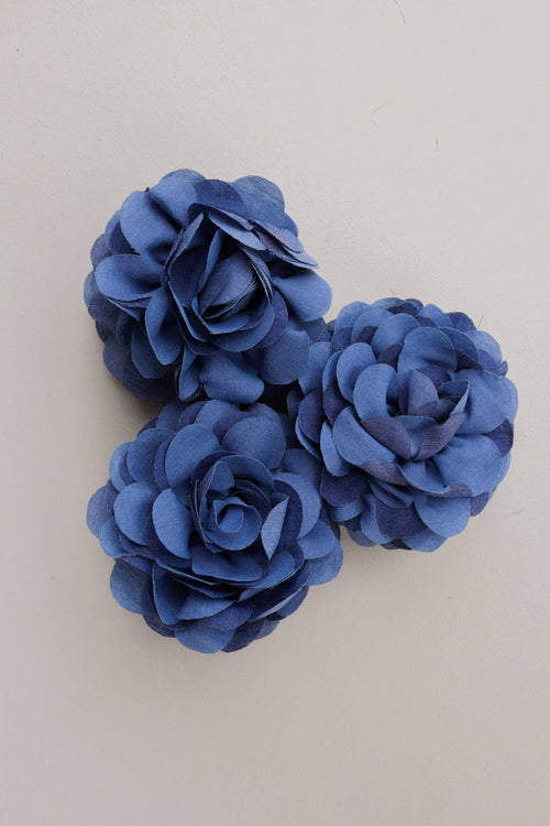 GRANDPA DENIM FLOWER CLAW
