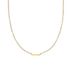 Waterproof Gold Mini Bar Paperclip Chain (Get it engraved!)