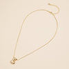 16 Assorted Pack of Bubble Design Initial Short Necklaces