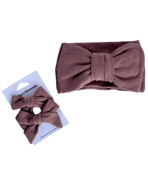 Messy Bow Headwrap - Rust