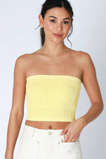Nikibiki Floral Lace Tube Top