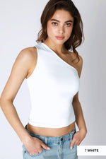 Nikibiki Clean Line One Shoulder Top