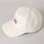 The Land of Freedom Flag Embroidered Trucker Hat
