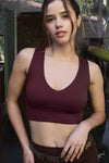 Nikibiki Plunge V-Neck Crop Top