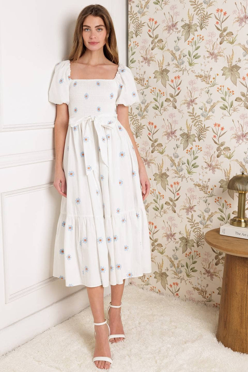 Special Daisy Days Long Midi Dress