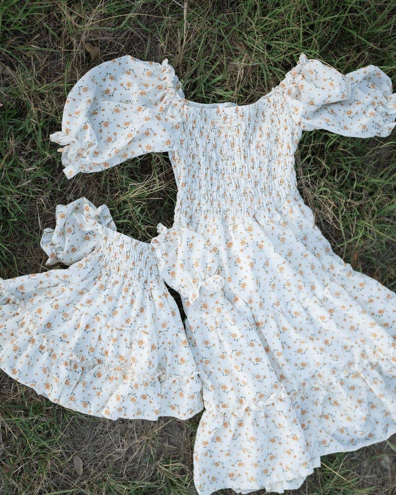 Mommy and Me Katherine Dress: Yellow Floral