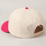 Bride Text Embroidery Two-Tone Trucker Hat: Pink / ONE SIZE