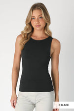 Nikibiki Clean Line Boat Neck Tank Top