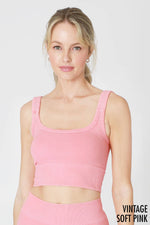 Nikibiki Vintage Chevron Crop Top