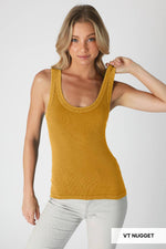 Nikibiki Vintage Reversible Ribbed Tank
