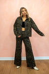 Judy Blue Retro High Rise Wide Leg Jean: Leopard