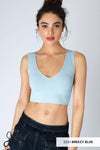 Nikibiki Plunge V-Neck Crop Top