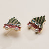 Christmas Tree Truck Stud Earrings