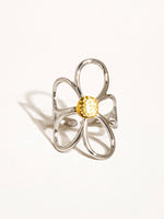 Isolde 18K Non-Tarnish Large Floral Ring
