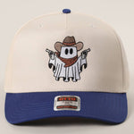 Western Vibes Cowboy Ghost Embroidered Trucker Hat