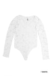 Nikibiki Lace Textured Bodysuit