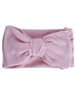 Messy Bow Headwrap - Rose Pink