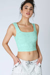 Nikibiki Double Lace Square Crop Top