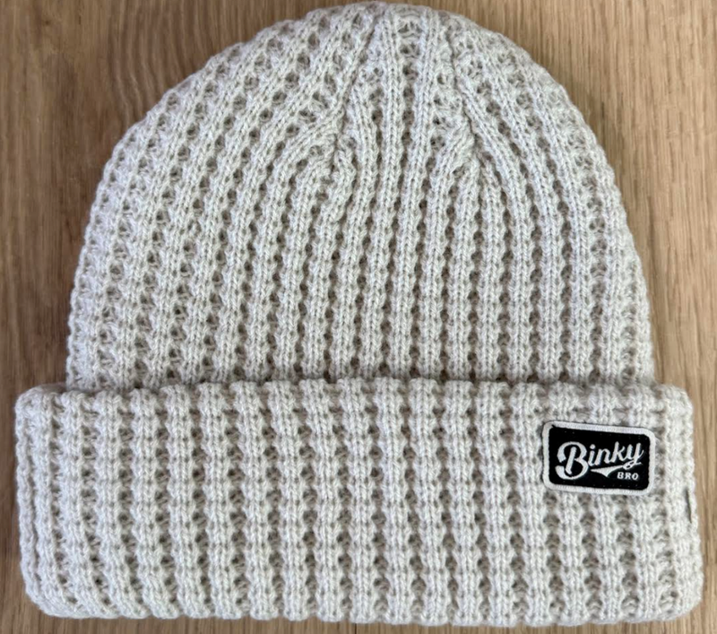 Kids Beanie Waffle: Natural