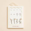 Western Theme Earring Set - 18K Gold Dipped
