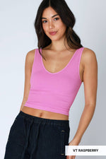Nikibiki Vintage V Neck Crop Top