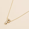 16 Assorted Pack of Bubble Design Initial Short Necklaces
