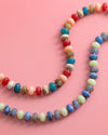 Mood Swirl Marble Bead Necklace