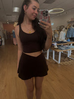 Basic Butter V Shaped Waist Skort