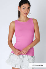 Nikibiki Clean Line Boat Neck Tank Top