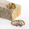 Waterproof Triple Band Two-Tone Ring