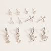 Western Theme Earring Set - 18K Gold Dipped