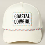 Coastal Cowgirl Embroidery Patch Trucker Hat