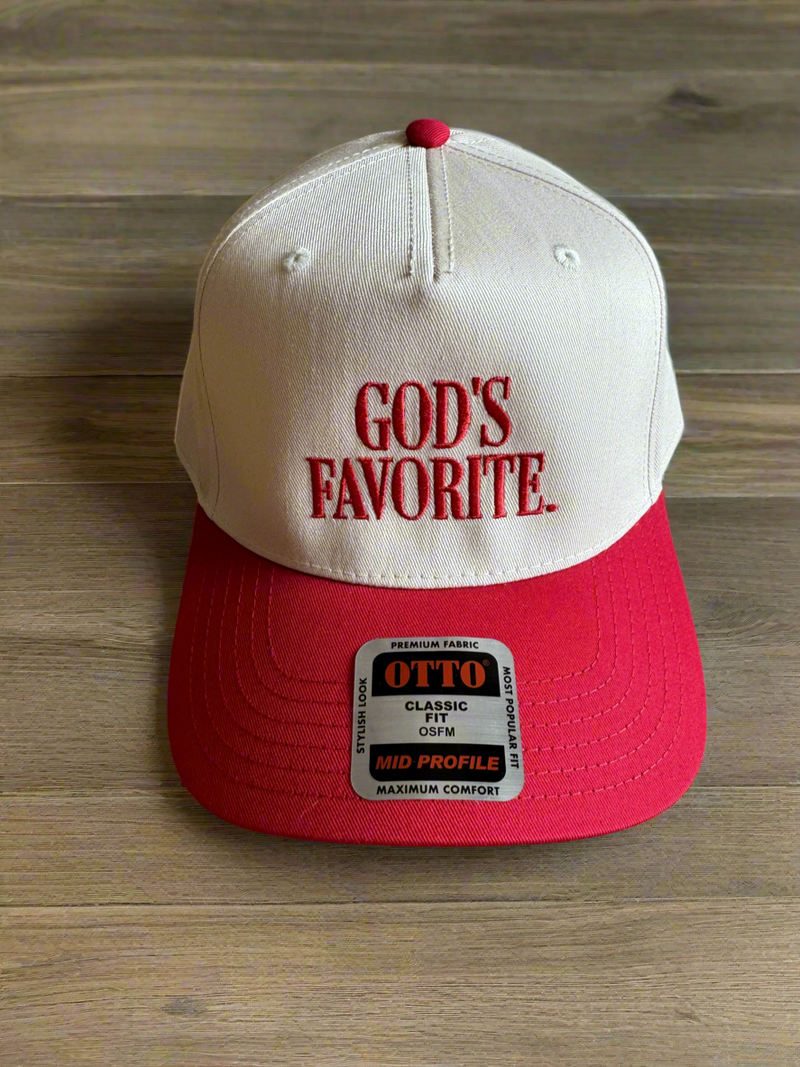 God’s Favorite Hat: Red/White