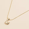 16 Assorted Pack of Bubble Design Initial Short Necklaces