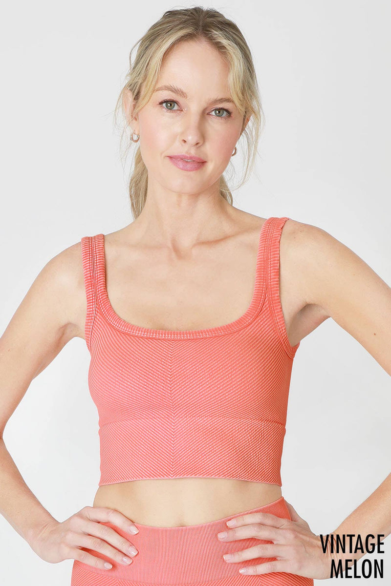 Nikibiki Vintage Chevron Crop Top