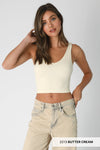 Nikibiki Reversible Ribbed Crop Top