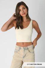 Nikibiki Reversible Ribbed Crop Top